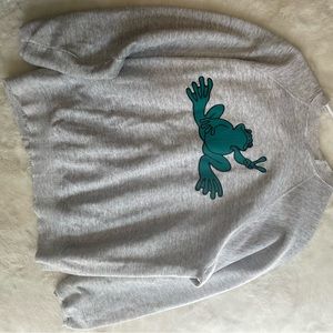 Vintage peace frogs sweatshirt